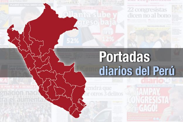 PORTADAS DE PRINCIPALES DIARIOS A NIVEL NACIONAL LUNES 25 DE MARZO 2019