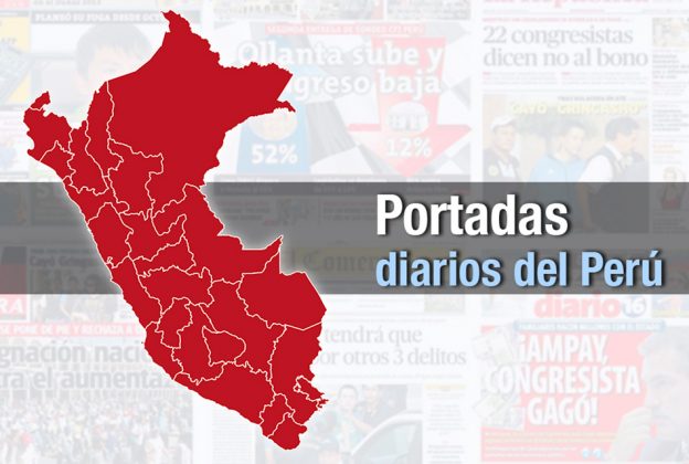 PORTADAS DE PRINCIPALES DIARIOS A NIVEL NACIONAL Y REGIONAL – MIÉRCOLES 27 DE MARZO DE 2024