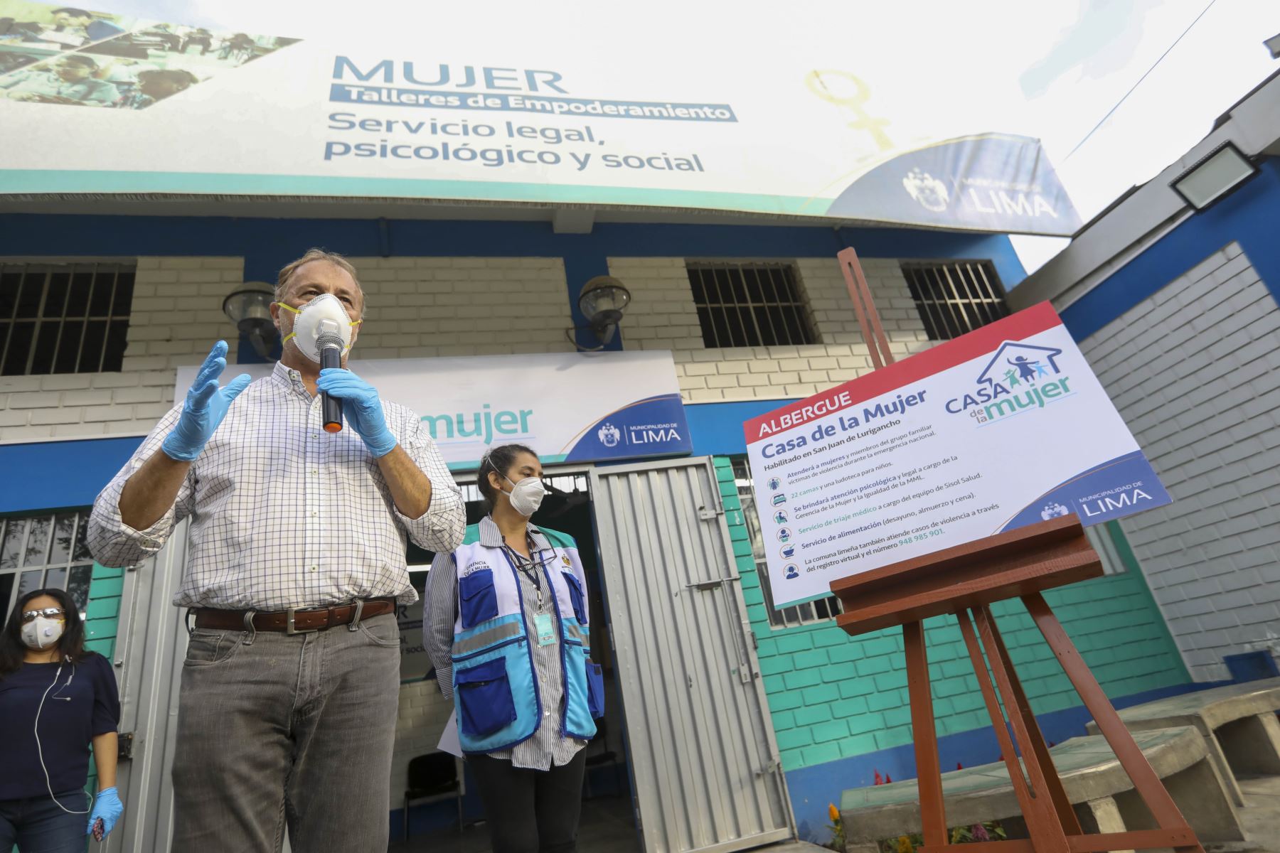 MUNICIPIO DE LIMA INAUGURÓ SEGUNDA CASA DE LA MUJER PARA VÍCTIMAS DE ...