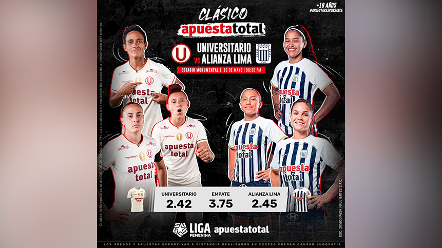 UNIVERSITARIO VS ALIANZA LIMA: ¿QUIÉN ES FAVORITO PARA GANAR EL PRIMER CLÁSICO FEMENINO DEL AÑO?