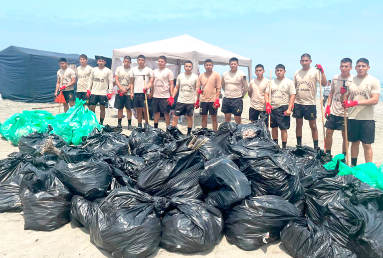 RETIRAN 25 TONELADAS DE BASURA MARINA EN PLAYA COSTA AZUL – RCR Peru