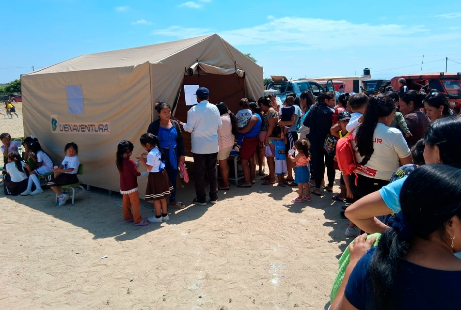 CON ÉXITO SE REALIZÓ CAMPAÑA MÉDICA “BUENA SALUD” EN EL CENTRO POBLADO EL CARMEN EN TAMBOGRANDE