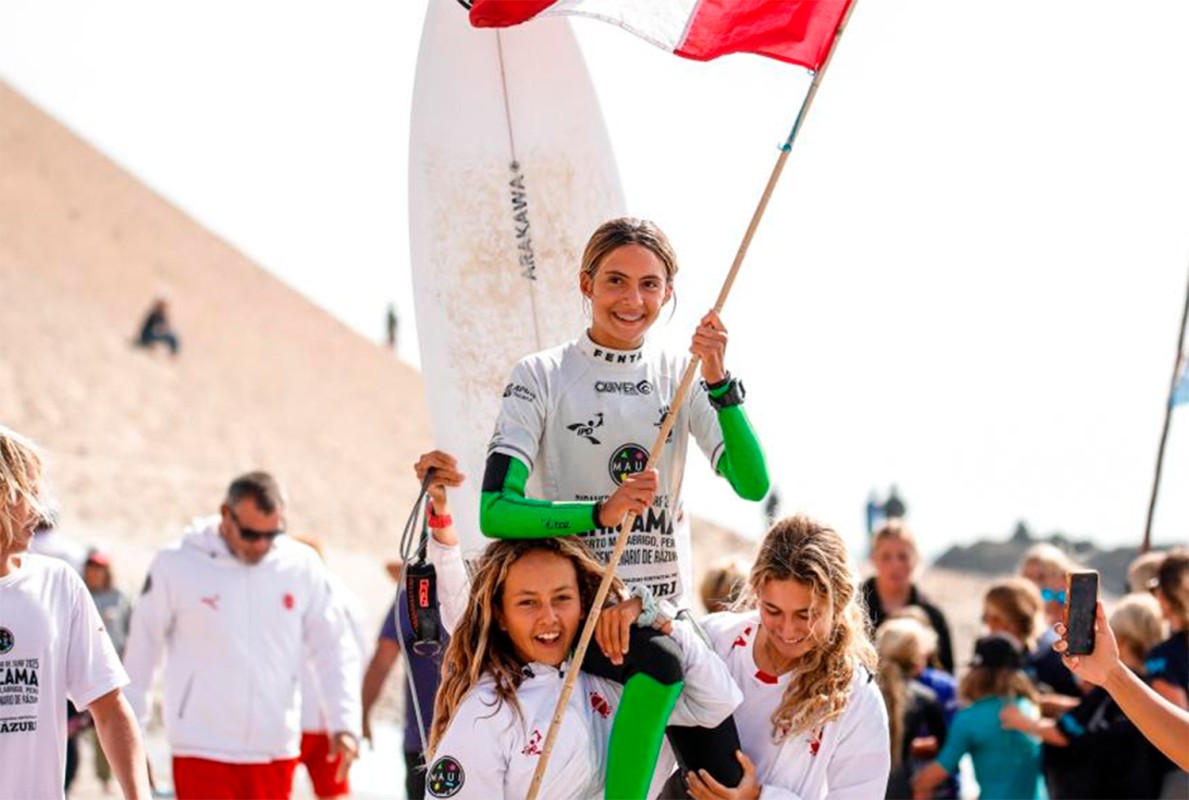 VALENTINA ESCUDERO SE CORONÓ CAMPEONA SUDAMERICANA DE SURF EN LA CATEGORÍA SUB 14 DAMAS
