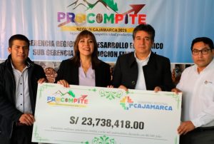 CAJAMARCA APORTARÁ MÁS DE 23 MILLONES DE SOLES PARA FOMENTAR LA COMPETITIVIDAD PRODUCTIVA