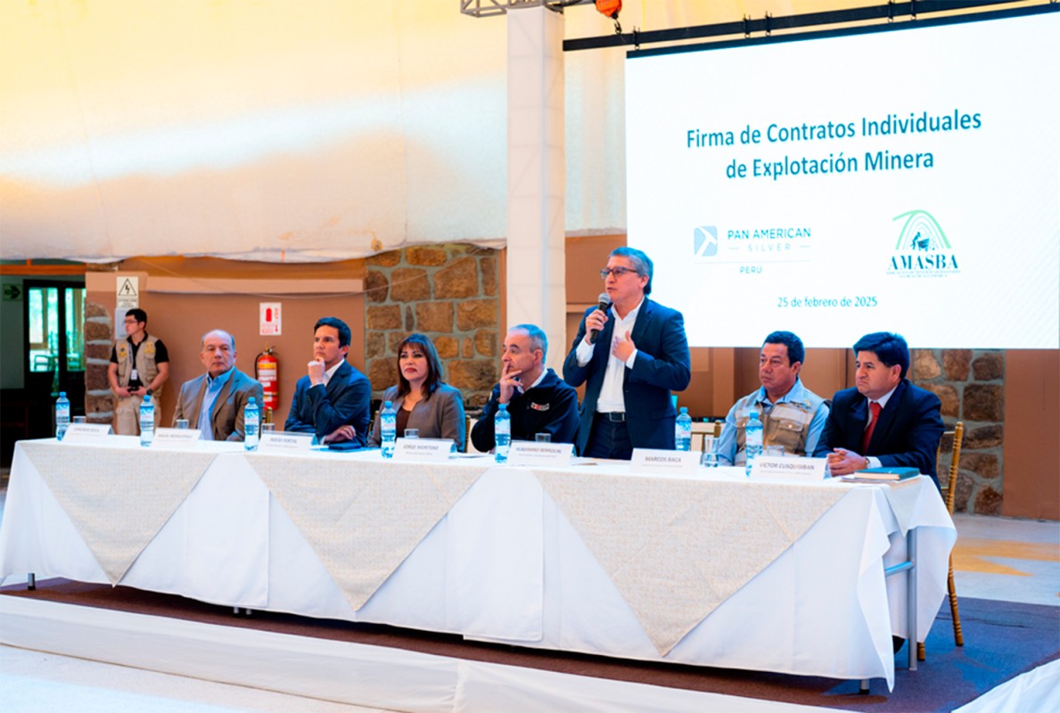 PAN AMERICAN SILVER IMPULSA FORMALIZACIÓN MINERA CON 10 NUEVOS CONVENIOS ARTESANALES EN CAJAMARCA