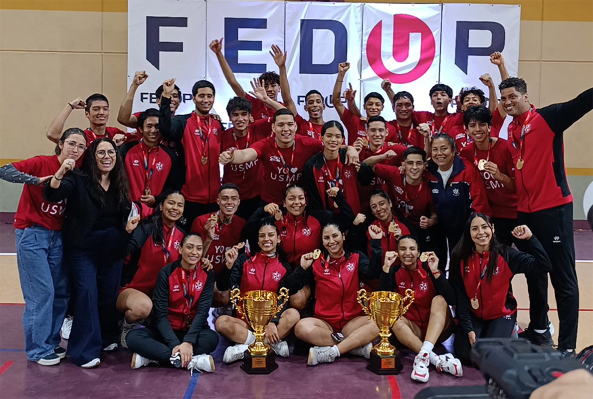 EL EQUIPO DE SANTA ANITA CAMPEONA EN VÓLEY MASCULINO Y FEMENINO DE LA DIVISIÓN 1- FEDUP