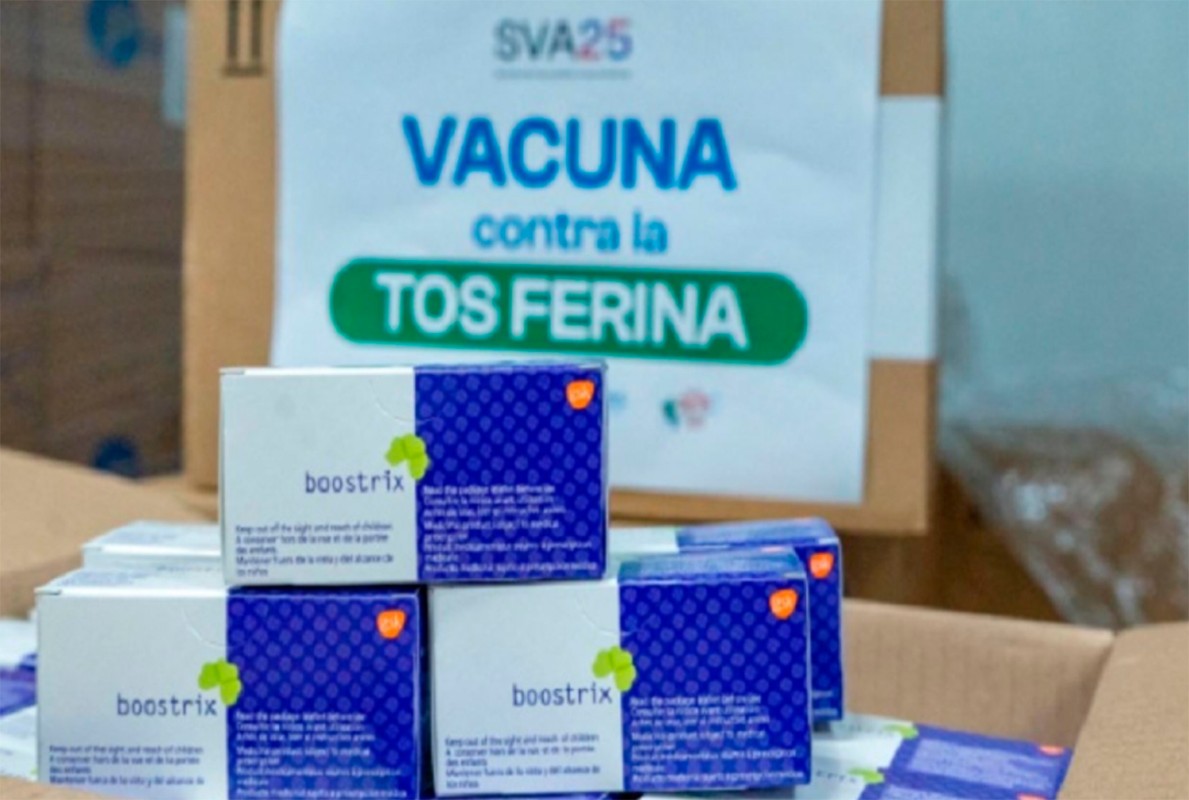TOS FERINA: MÁS DE UN MILLÓN 800,000 VACUNAS ESTÁN DISPONIBLES EN TODO EL PAÍS