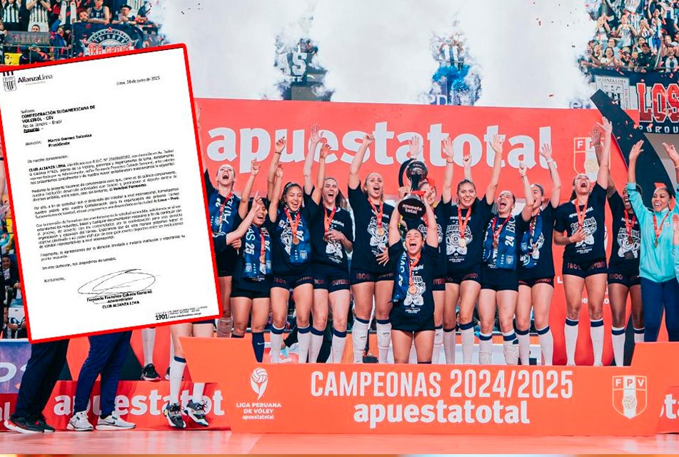 ALIANZA LIMA YA SOLICITÓ A CSV QUE PRÓXIMO SUDAMERICANO DE CLUBES DE VOLEIBOL SE JUEGUE EN LIMA
