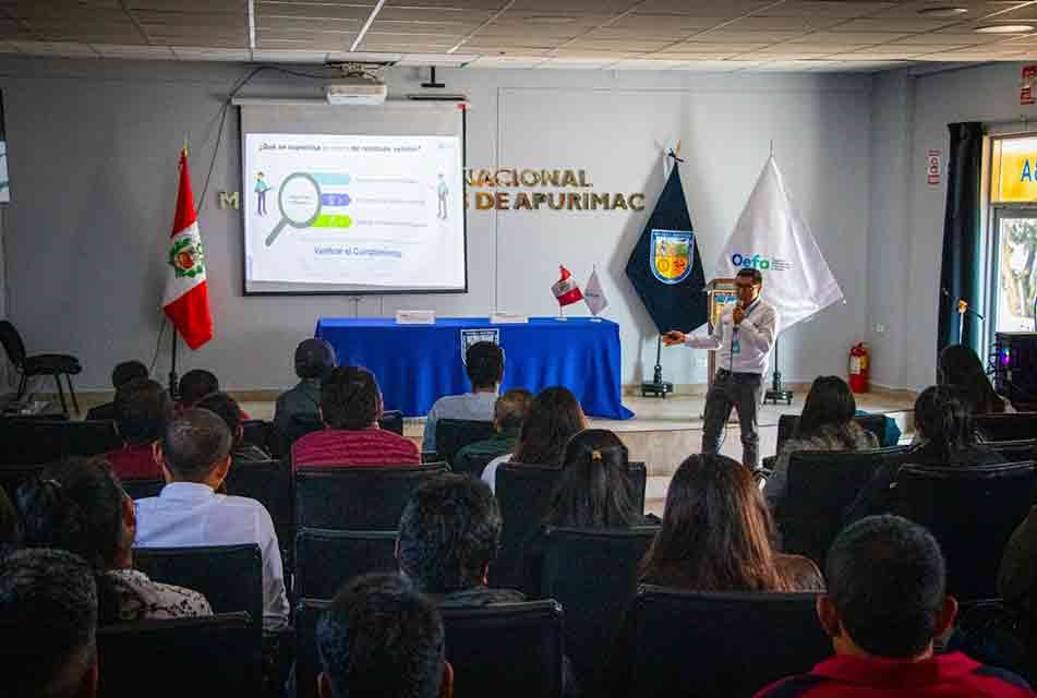 APURÍMAC VIENE EJECUTANDO AL 70 % SU PLAN ANUAL DE EVALUACIÓN Y FISCALIZACIÓN AMBIENTAL (PLANEFA)