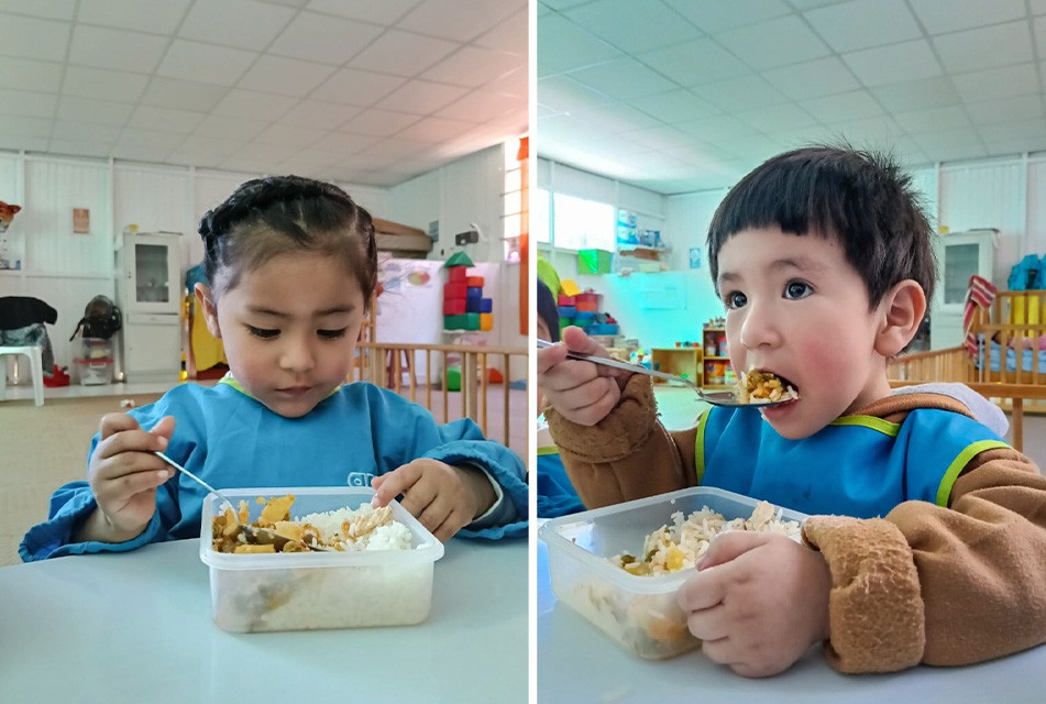 COCINANDO CON CUNA MÁS: RICO MIX DE VERDURAS SALTADAS CON PAVITA GUISADA Y ARROZ PARA PREVENIR LA ANEMIA INFANTIL