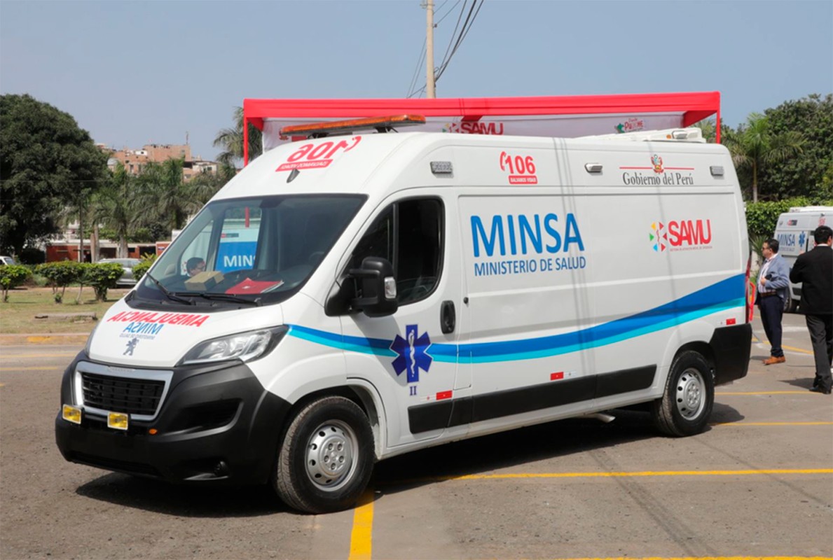 MINSA REFUERZA FLOTAS DE AMBULANCIAS DEL SAMU PARA LIMA METROPOLITANA