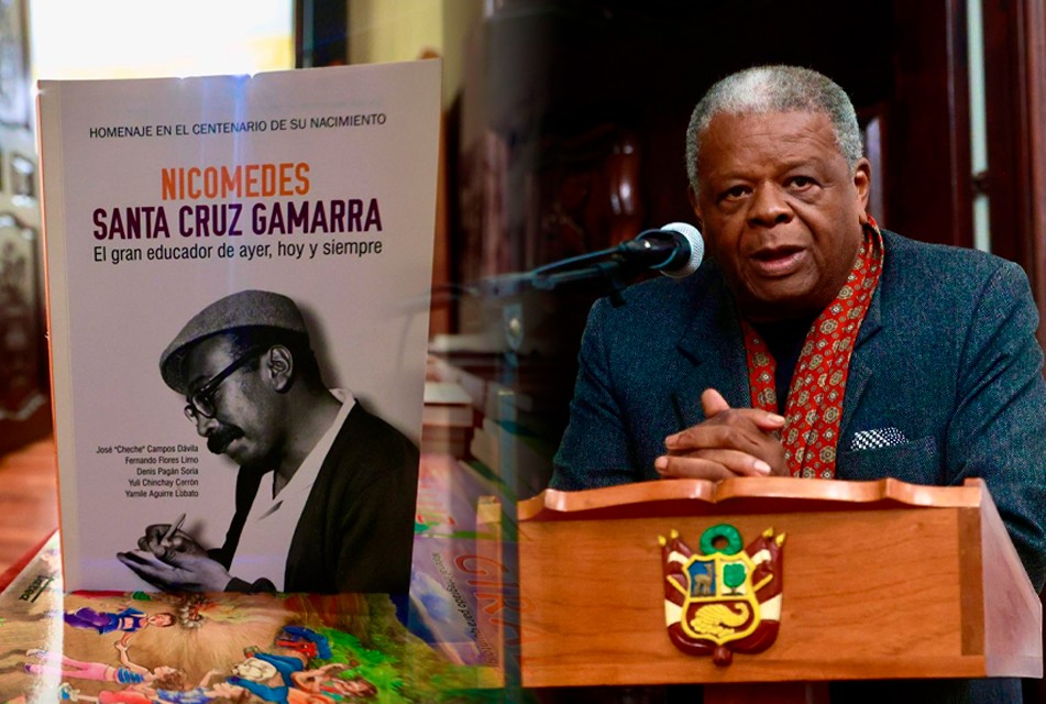 JOSÉ CAMPOS DÁVILA SEÑALA QUE NICOMEDES SANTA CRUZ ES EL "GRAN EDUCADOR DE AYER, HOY Y SIEMPRE"