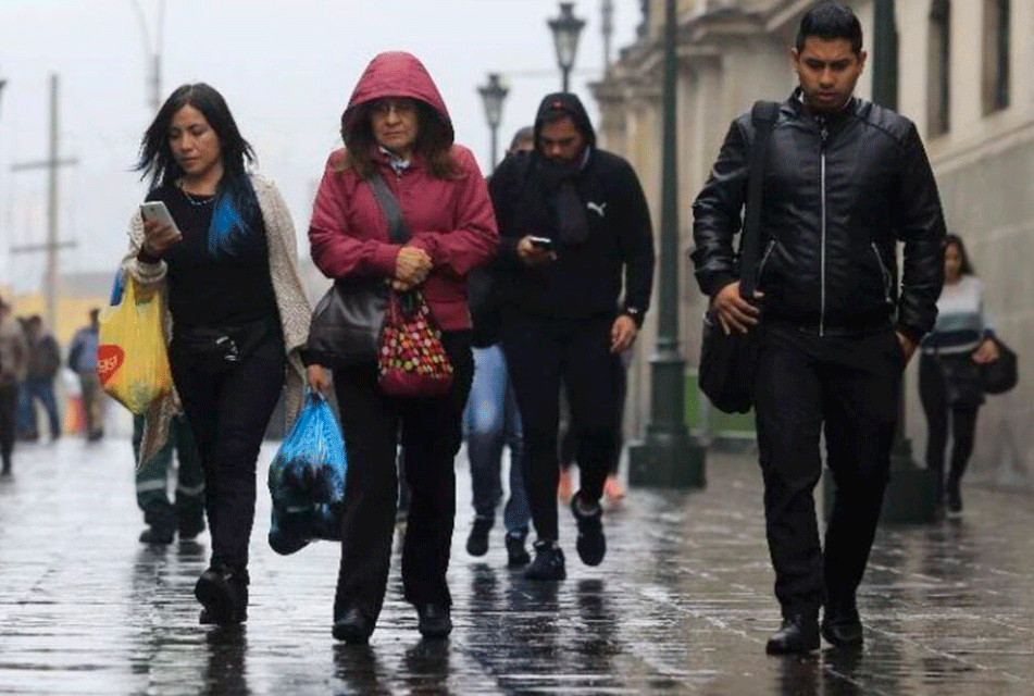 SENAMHI: SENSACIÓN DE FRÍO Y HUMEDAD EN LIMA Y COSTA SUR SE INCREMENTARÁN AÚN MÁS DEL 22 AL 25 DE AGOSTO