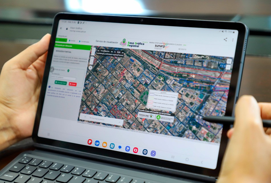 SUNARP GARANTIZA TRANSPARENCIA Y SEGURIDAD JURÍDICA EN LA FRONTERA AMAZÓNICA CON EL VISOR DE LA BASE GRÁFICA REGISTRAL
