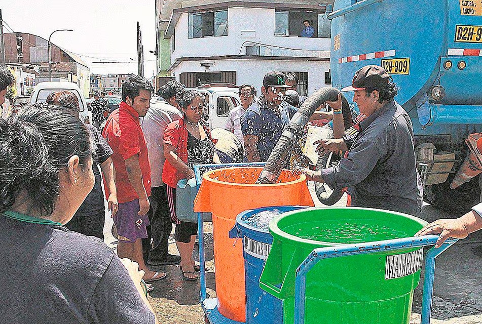 REVELAN QUE EL 52% DE LOS HOGARES URBANOS NO TIENE AGUA LAS 24 HORAS Y QUE EL 40% CONSUME AGUA SIN LA CLORACIÓN ADECUADA