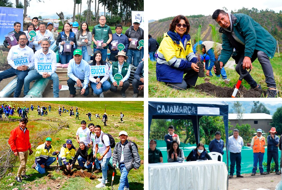 PROYECTO HUELLA VERDE DE NEWMONT FONCREAGRO SUMA ESFUERZOS EN CAJAMARCA