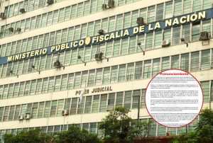PODER EJECUTIVO SEÑALA QUE MINISTERIO PÚBLICO NO DEBE JUDICIALIZAR LA POLÍTICA