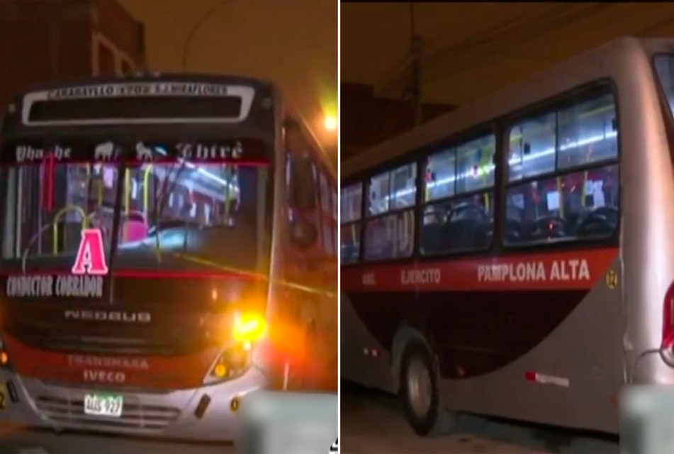 EXTORSIONADORES MATAN A CHOFER DE BUS “NUEVA AMÉRICA” !CON PASAJEROS EN EL INTERIOR”