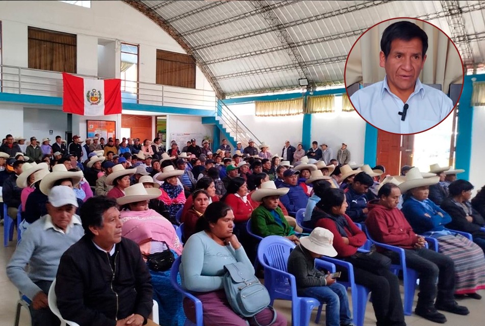 JUAN CHUQUIMANGO BUSCA REELECCIÓN EN JUNTA DE USUARIOS RÍO CHONTA - CAJAMARQUINO