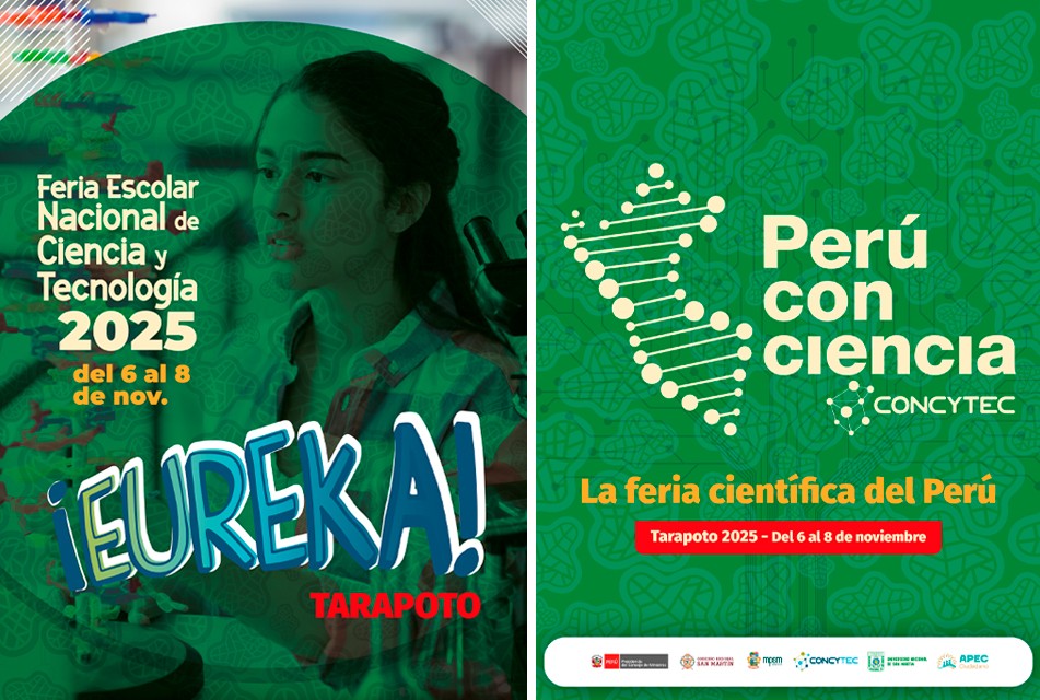 TARAPOTO SERÁ SEDE DE LA FERIA PERÚ CON CIENCIA Y EUREKA 2025 DESDE EL 6 AL 8 DE NOVIEMBRE PARA ACERCAR LA CIENCIA Y LA TECNOLOGÍA A LA CIUDADANÍA