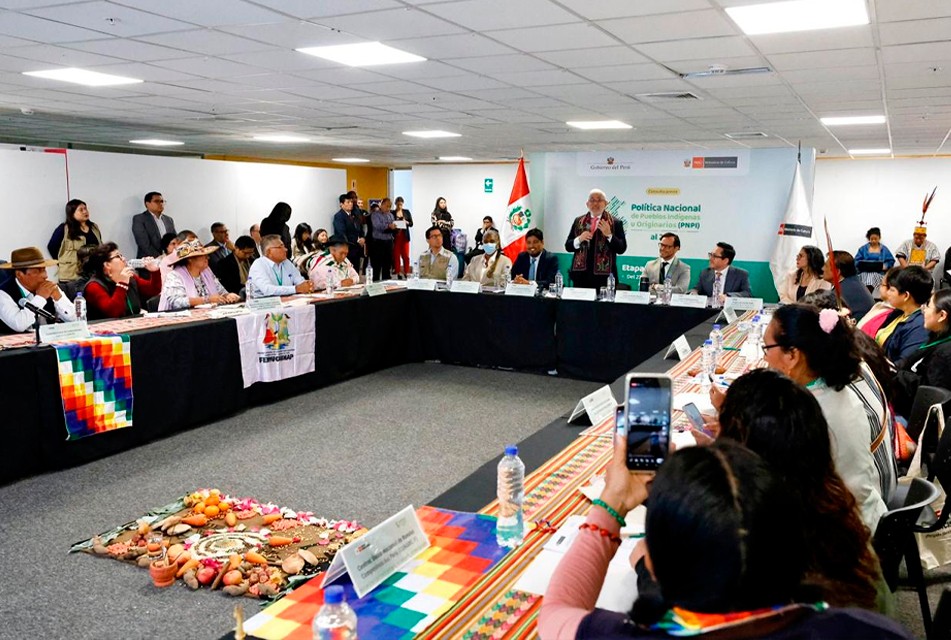 MINISTERIO DE CULTURA INICIA ETAPA DE DIÁLOGO DE CONSULTA PREVIA DE LA POLÍTICA NACIONAL DE PUEBLOS INDÍGENAS