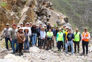 POSIBLES POSTORES A CONSTRUCCIÓN DE PRESA CHONTA QUEDARON SATISFECHOS CON VISITA TÉCNICA
