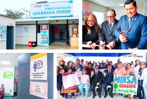 MINSA AMPLÍA HORARIO Y SERVICIOS EN EL PUESTO DE SALUD QUEBRADA VERDE TRAS INAUGURACIÓN DE NUEVOS CONSULTORIOS