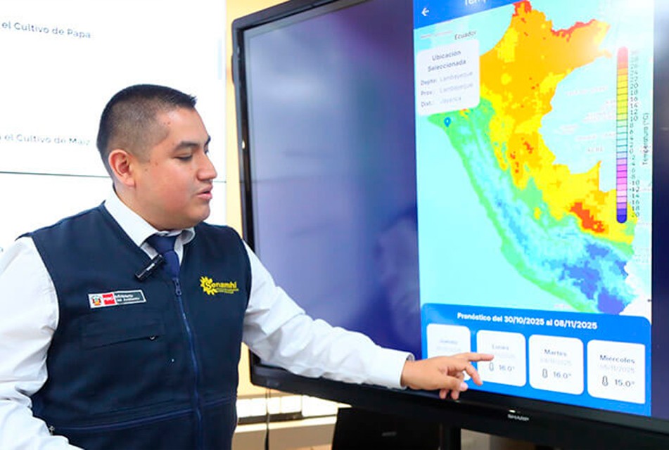 SENAMHI LANZA APLICATIVO MÓVIL PARA ACCEDER A INFORMACIÓN DEL TIEMPO, AGUA Y CLIMA