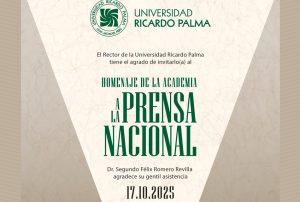 LA VERDAD FRENTE AL ALGORITMO: LA UNIVERSIDAD RICARDO PALMA RINDE HOMENAJE A LA PRENSA NACIONAL