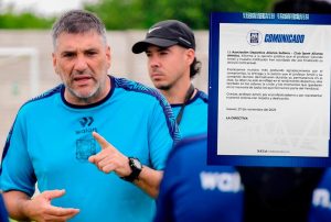 GERARDO AMELI NO CONTINUARÁ EN ALIANZA ATLÉTICO