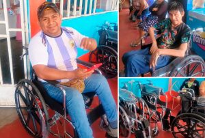 BUENAVENTURA ENTREGA SILLAS DE RUEDAS A PERSONAS CON DISCAPACIDAD EN EL CARMEN, TAMBOGRANDE