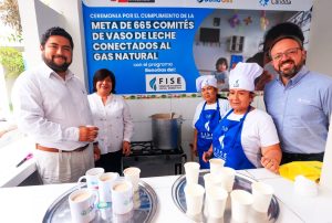 MINEM Y EL FISE SUPERAN META Y LLEGAN A 665 COMITÉS DE VASO DE LECHE CONECTADOS AL GAS NATURAL A NIVEL NACIONAL