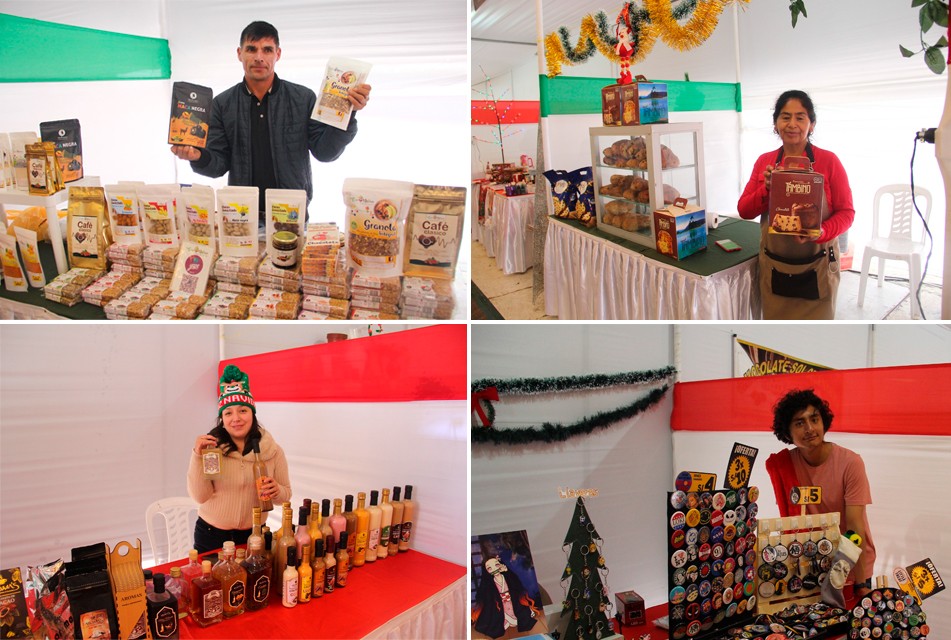 PRODUCTOS CAJAMARQUINOS SE COMERCIALIZAN A PRECIOS NAVIDEÑOS EN PASAJE LA CULTURA