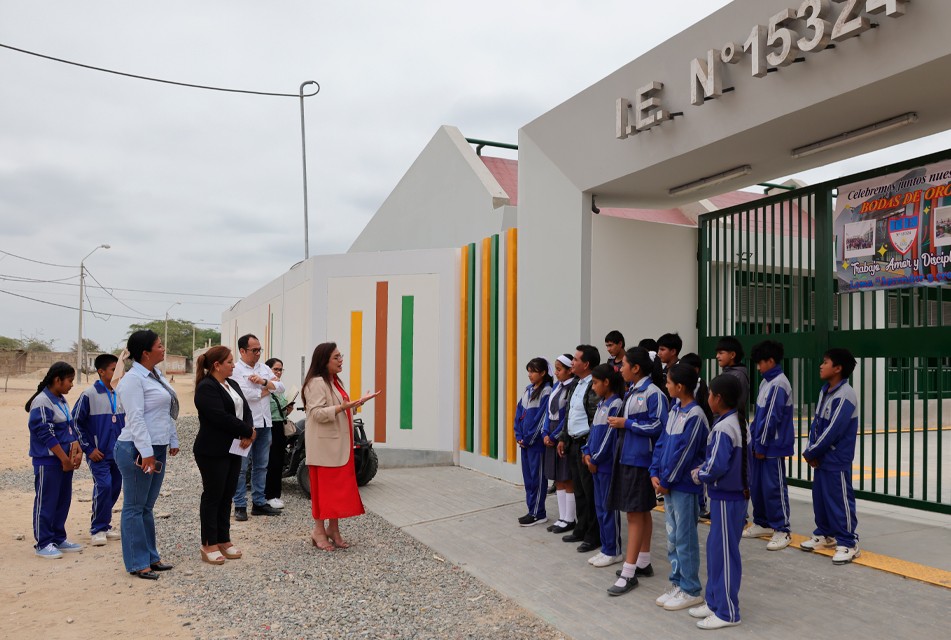 MINEDU SUPERVISA CULMINACIÓN DE OBRA DE INFRAESTRUCTURA EDUCATIVA EN PIURA