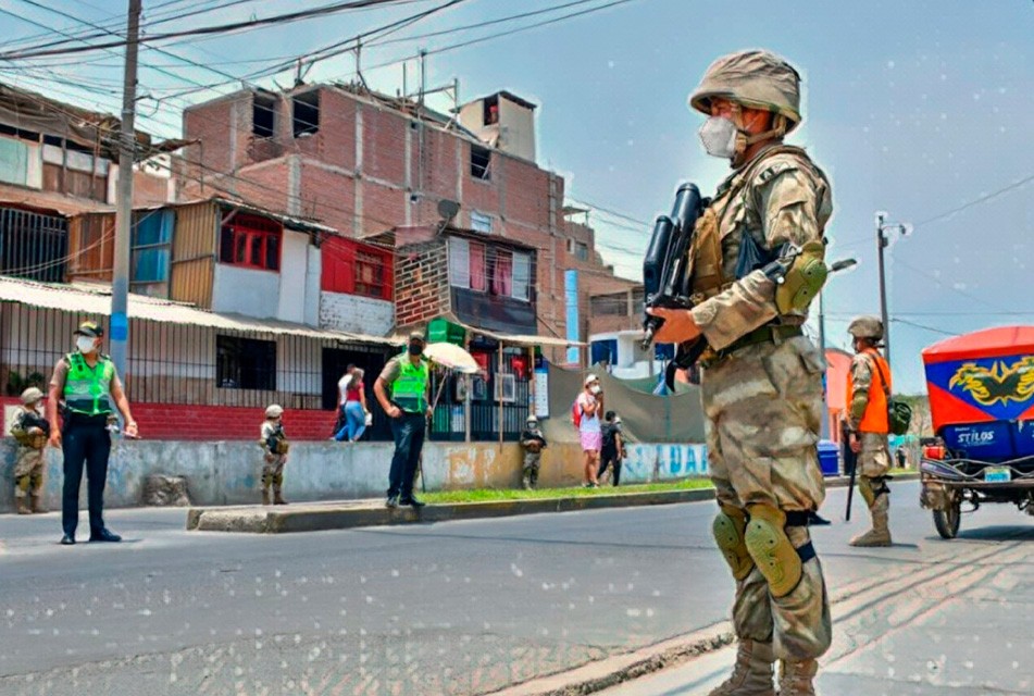 REALIZAN PATRULLAJES EN DISTINTAS ZONAS DE PIURA EN MARCO DE DECLARATORIA DEL ESTADO DE EMERGENCIA EN LA REGIÓN