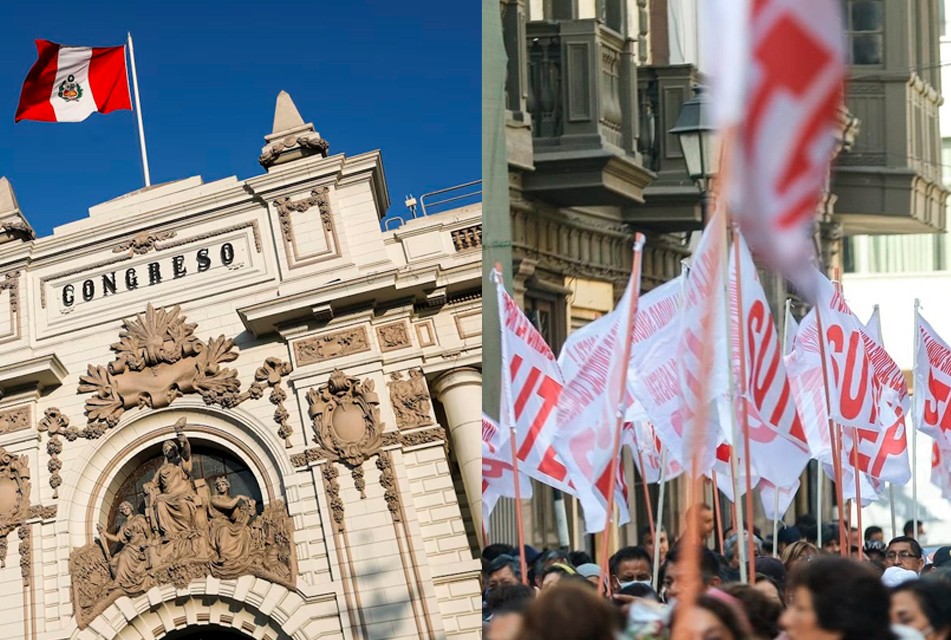 SUTEP EXIGE AL CONGRESO APROBAR PENSIÓN EQUIVALENTE AL SUELDO INICIAL PARA MAESTROS JUBILADOS