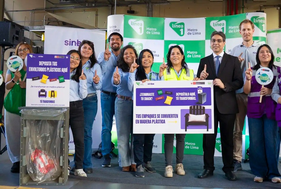 LANZAN PROGRAMA DE RECOLECCIÓN DE PLÁSTICOS FLEXIBLES EN LA LÍNEA 1 DEL METRO DE LIMA