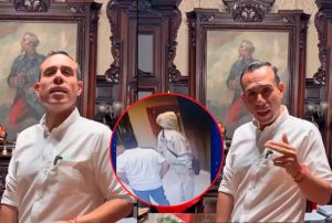 JOSÉ JERI RETROCEDE Y PIDE DISCULPAS POR REUNIÓN CON EMPRESARIO CHINO: "ADMITO MI ERROR POR HABER INGRESADO ENCAPUCHADO"