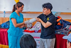 GESTIÓN MUNICIPAL CAPACITA EN PRIMEROS AUXILIOS A TRABAJADORES DE LA GERENCIA DE SERVICIOS PÚBLICOS LOCALES