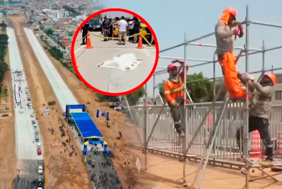 VÍA EXPRESA SUR: MUNICIPALIDAD DE LIMA INICIA TARDÍA INSTALACIÓN DE PUENTES PEATONALES TRAS MUERTE DE ADULTA MAYOR