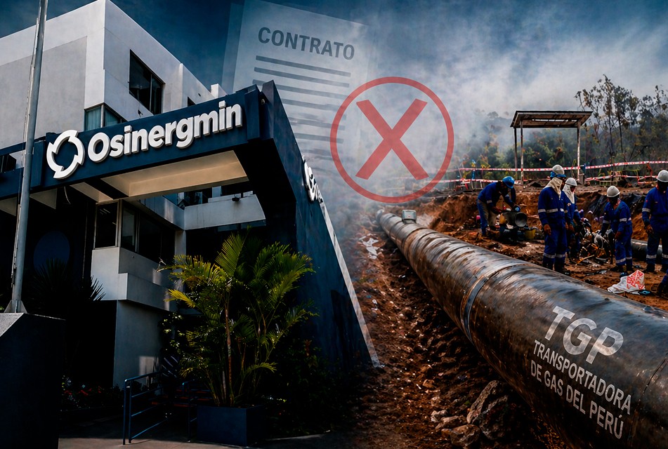 CRISIS ENERGÉTICA: OSINERGMIN CONCLUYE QUE TGP INCUMPLIÓ CONTRATO POR INTERRUPCIÓN DE 13 DÍAS EN EL SUMINISTRO DE GAS