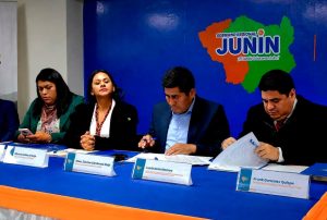 JUNÍN: FORMALIZAN ALIANZA PARA IMPULSAR EL FINANCIAMIENTO DEL MEJORAMIENTO DE LA TRANSITABILIDAD VIAL INTERURBANA DE LA CARRETERA DEPARTAMENTAL JU-104