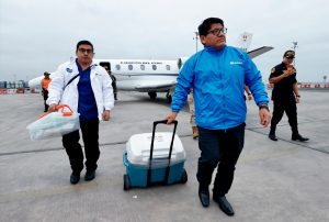 AERONAVE DEL EJÉRCITO TRASLADÓ DE CHICLAYO A LIMA TRES ÓRGANOS QUE SALVARÁN VIDAS