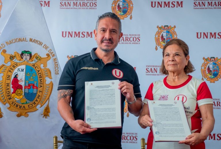 SAN MARCOS Y UNIVERSITARIO FIRMAN CONVENIO HISTÓRICO Y REAFIRMAN VÍNCULO CON EL ORIGEN DEL FÚTBOL PERUANO