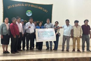 JUNTA DE USUARIOS DEL RÍO CHONTA Y NEWMONT YANACOCHA FIRMAN CONVENIO PARA FORTALECER LA INFRAESTRUCTURA HIDRÁULICA Y LA CAPACITACIÓN DE REGANTES