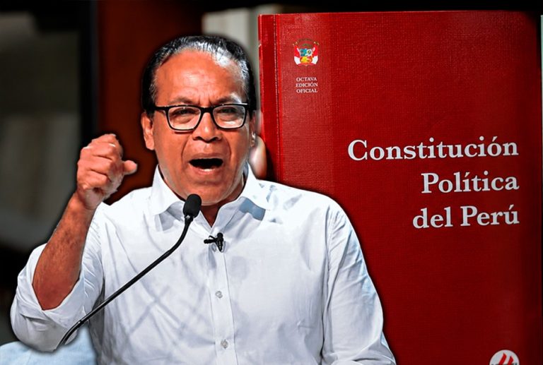 ROBERTO SÁNCHEZ QUIERE HUNDIR EN EL ABISMO AL PERÚ AL PLANTEAR CAMBIO DE CONSTITUCIÓN