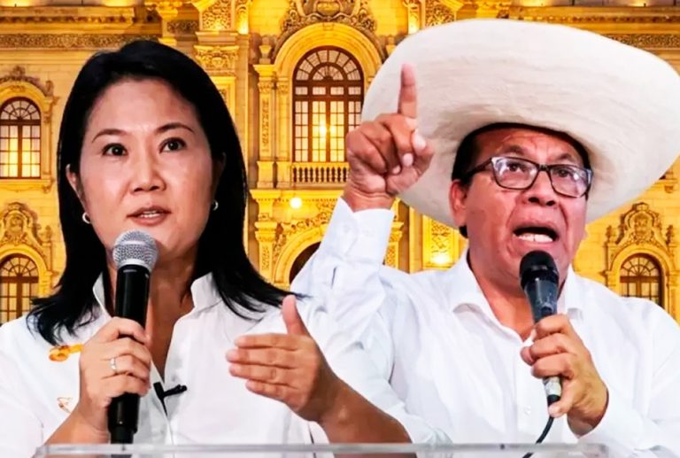 ONPE: RESULTADOS OFICIALES AL 98% UBICAN A KEIKO FUJIMORI EN PRIMER LUGAR POR SOBRE ROBERTO SÁNCHEZ