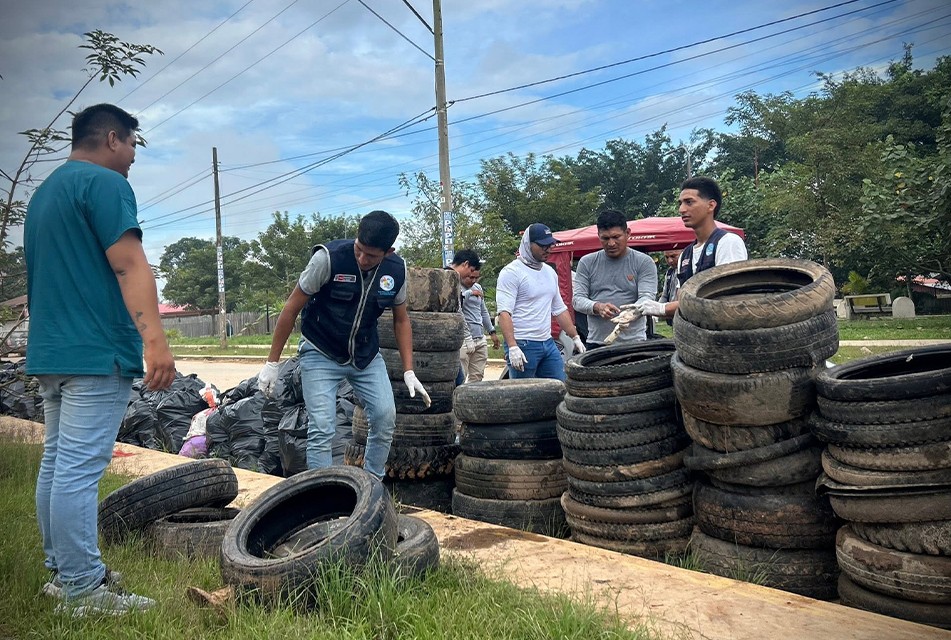 UCAYALI: DIRESA ELIMINA MÁS DE 375 TONELADAS DE POTENCIALES CRIADEROS DEL ZANCUDO TRANSMISOR DEL DENGUE