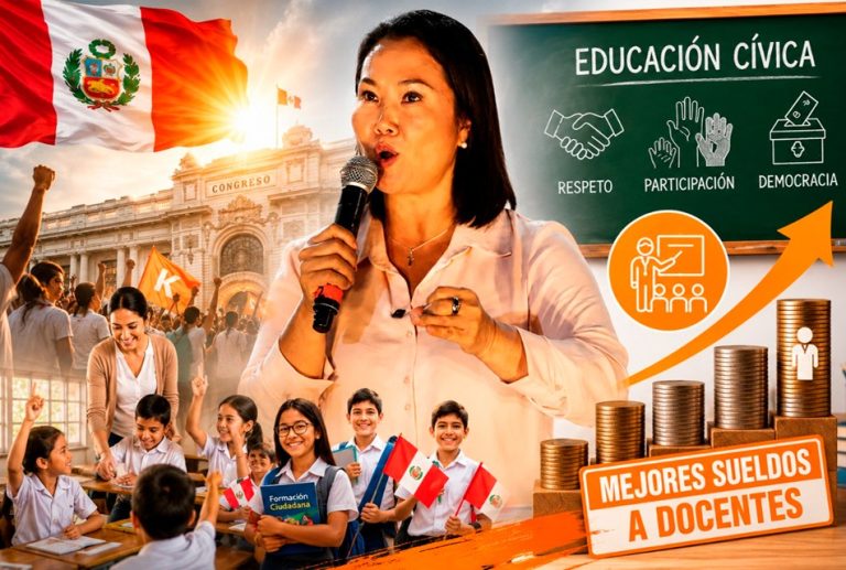 HAY PREDISPOSICIÓN DE PRESIDENTA ELECTA KEIKO FUJIMORI PARA ATENDER LAS DEMANDAS DEL MAGISTERIO Y MEJORAR LA EDUCACIÓN