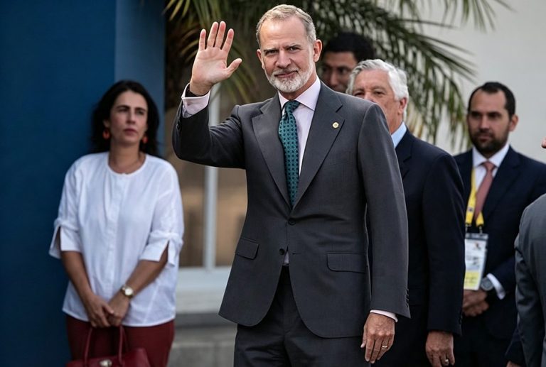 EL REY FELIPE VI LLEGA A LIMA PARA LA TOMA DE MANDO DE KEIKO FUJIMORI
